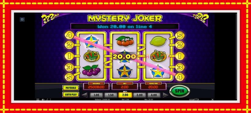 Slot machine Mystery Joker with access to free game online, picture 4