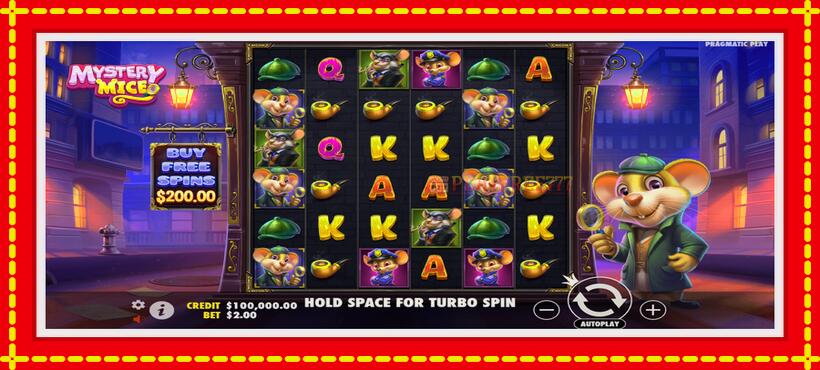 Slot machine Mystery Mice with access to free game online, picture 2