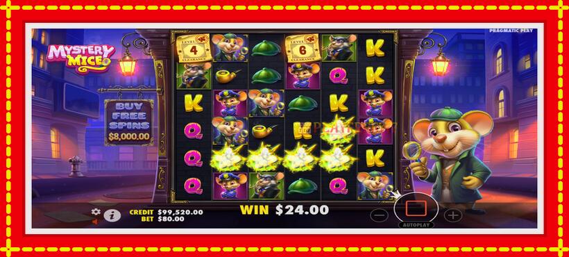 Slot machine Mystery Mice with access to free game online, picture 3