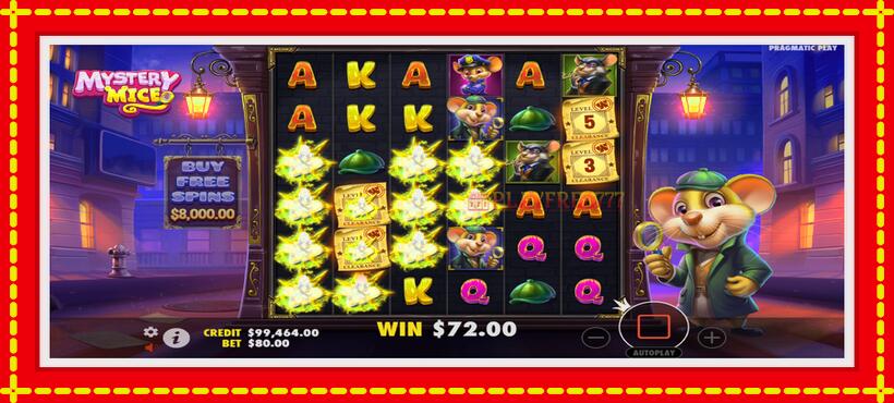 Slot machine Mystery Mice with access to free game online, picture 4