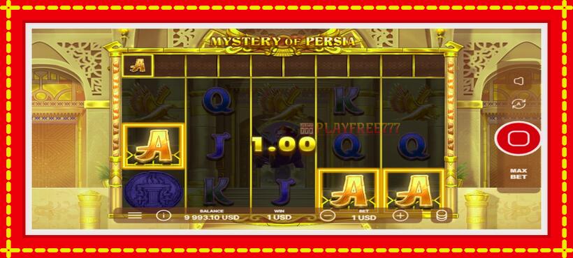 Slot machine Mystery of Persia with access to free game online, picture 4