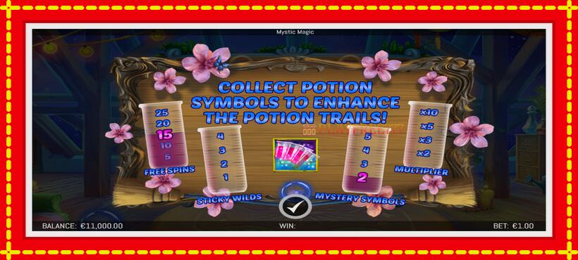 Slot machine Mystic Magic with access to free game online, picture 1