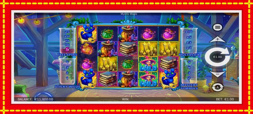 Slot machine Mystic Magic with access to free game online, picture 2