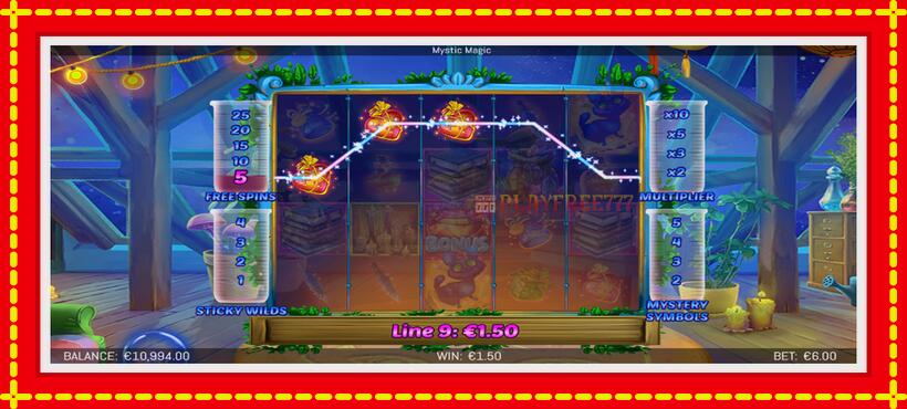 Slot machine Mystic Magic with access to free game online, picture 3