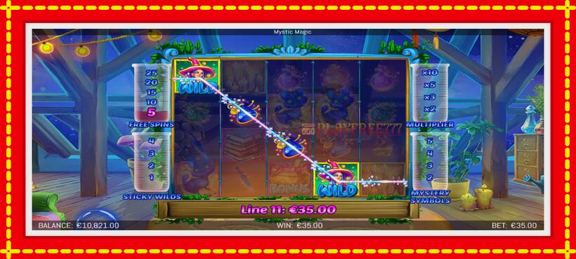 Slot machine Mystic Magic with access to free game online, picture 4