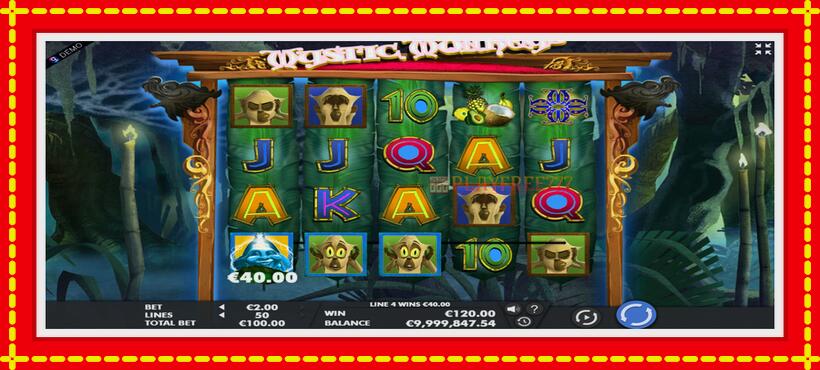 Slot machine Mystic Monkeys with access to free game online, picture 3