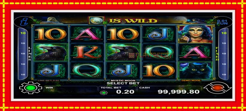 Slot machine Mystic Moon with access to free game online, picture 1