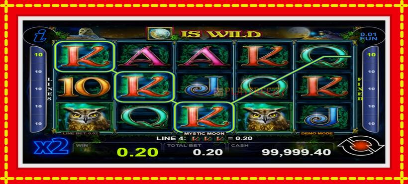 Slot machine Mystic Moon with access to free game online, picture 2