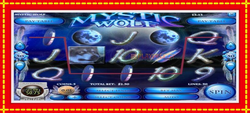 Slot machine Mystic Wolf with access to free game online, picture 3