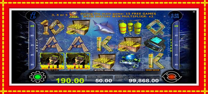 Slot machine Mystic Wreck with access to free game online, picture 5