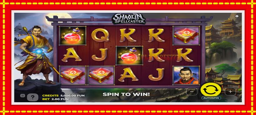 Slot machine Mystical Duel with access to free game online, picture 2