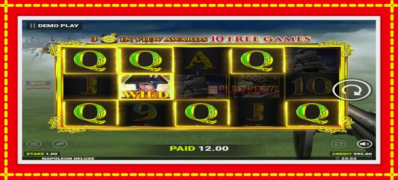 Slot machine Napoleon Deluxe with access to free game online, picture 3