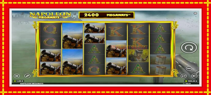 Slot machine Napoleon Megaways with access to free game online, picture 4