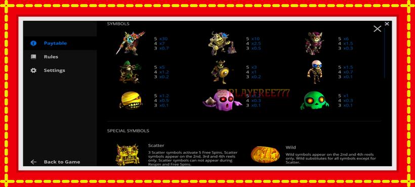 Slot machine Necromancer with access to free game online, picture 4