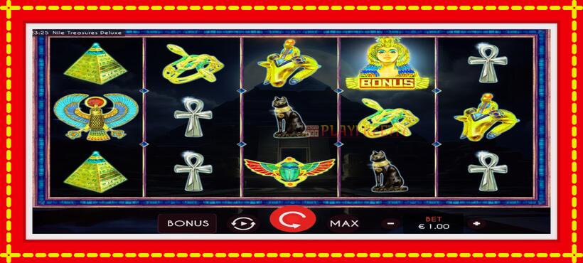 Slot machine Nile Treasures Deluxe with access to free game online, picture 3