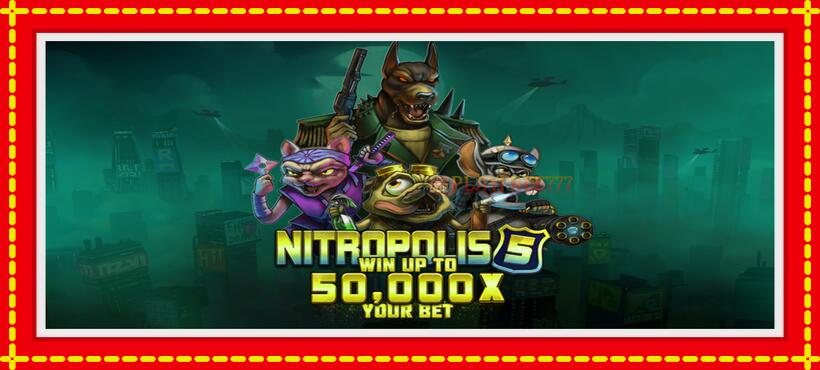 Slot machine Nitropolis 5 with access to free game online, picture 1