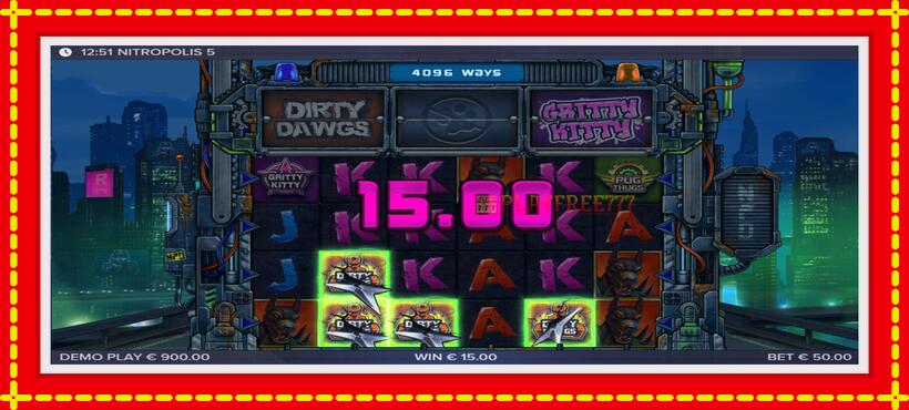 Slot machine Nitropolis 5 with access to free game online, picture 3