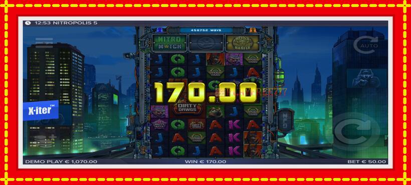 Slot machine Nitropolis 5 with access to free game online, picture 4