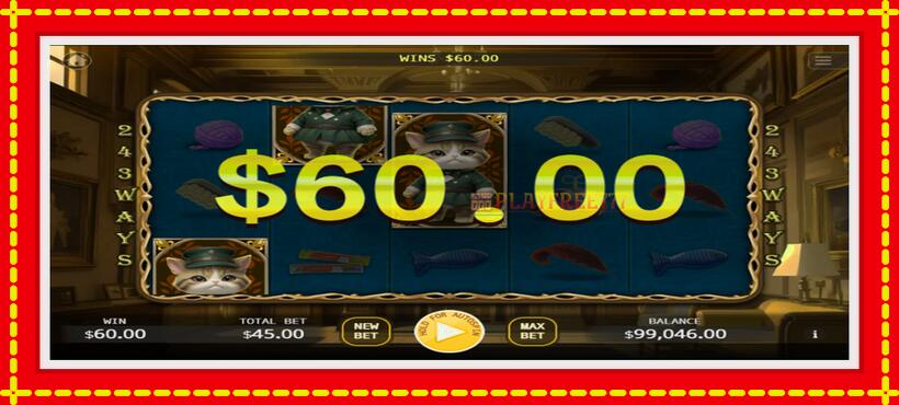 Slot machine Noble Cat with access to free game online, picture 5