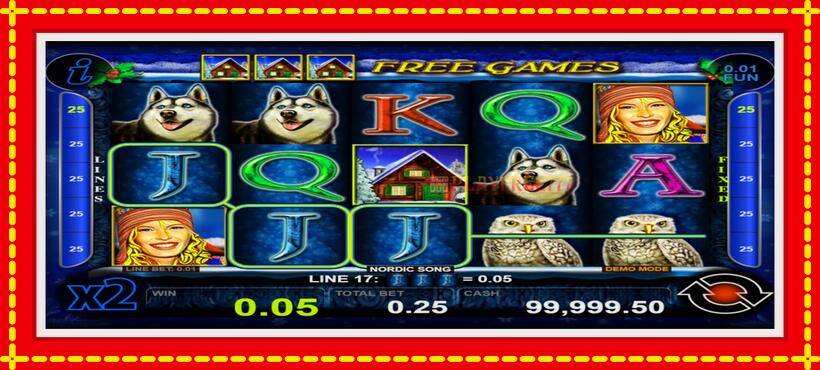 Slot machine Nordic Song with access to free game online, picture 2