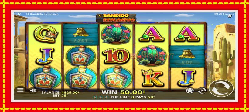 Slot machine O Bandido Explosivo with access to free game online, picture 3