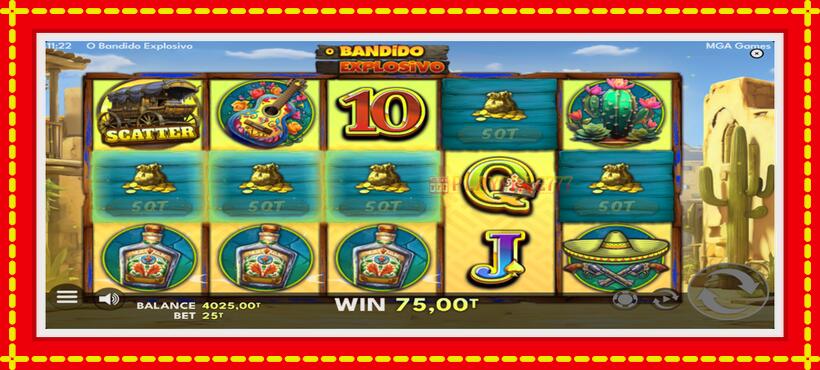 Slot machine O Bandido Explosivo with access to free game online, picture 4