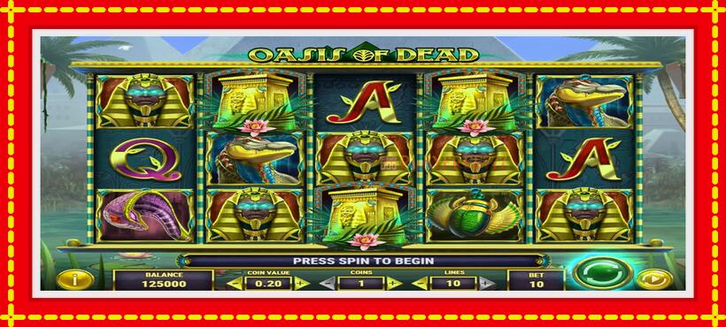 Slot machine Oasis of Dead with access to free game online, picture 1