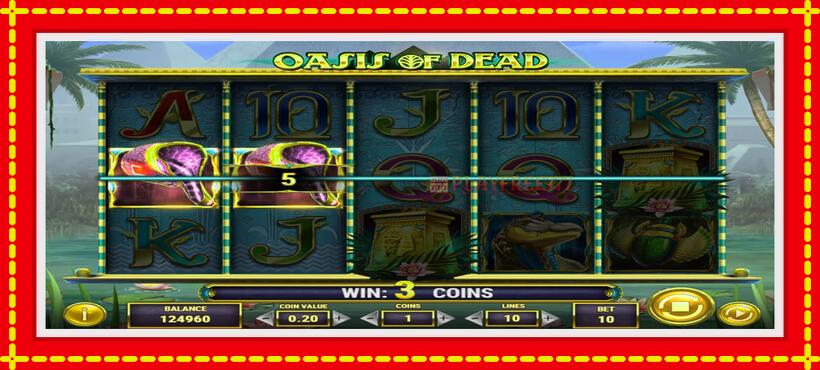 Slot machine Oasis of Dead with access to free game online, picture 2