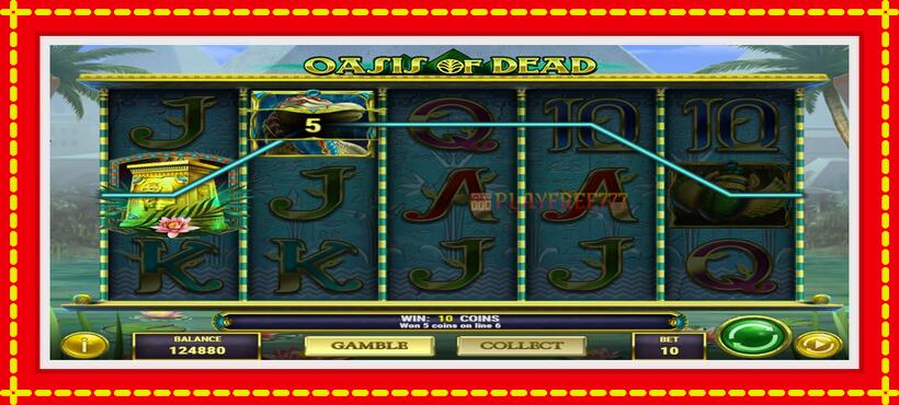 Slot machine Oasis of Dead with access to free game online, picture 3