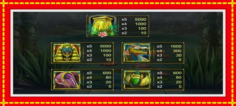 Slot machine Oasis of Dead with access to free game online, picture 4