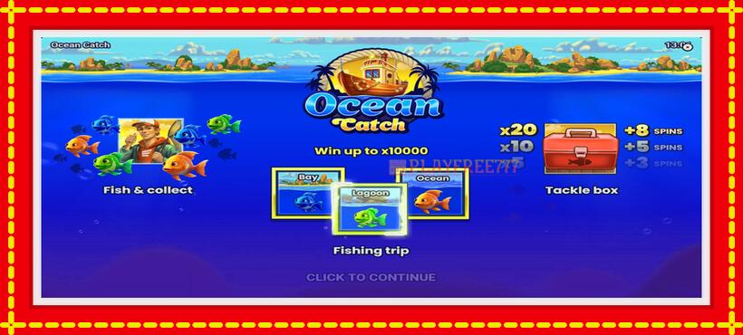 Slot machine Ocean Catch with access to free game online, picture 1