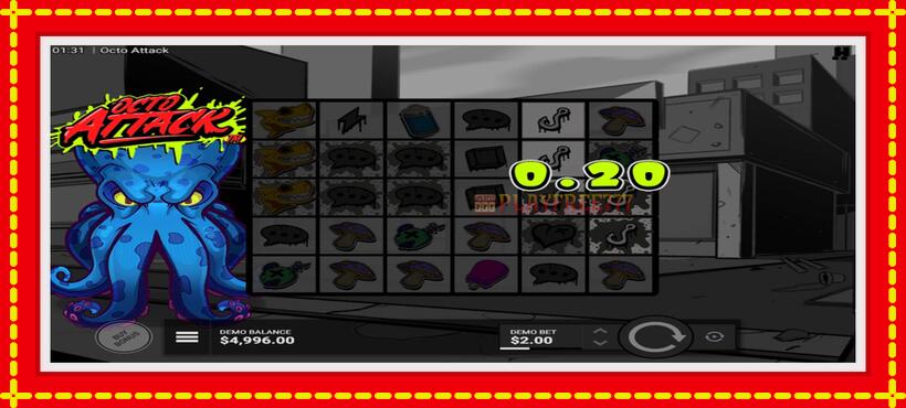 Slot machine Octo Attack with access to free game online, picture 3