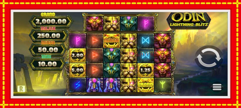 Slot machine Odin Lightning Blitz with access to free game online, picture 2