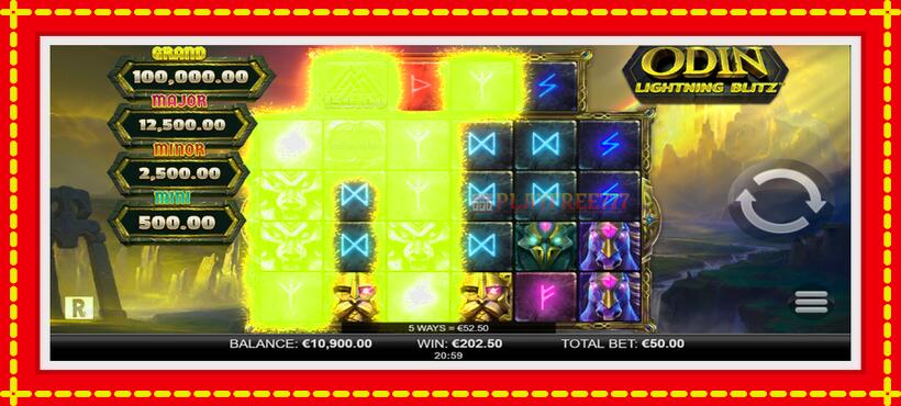 Slot machine Odin Lightning Blitz with access to free game online, picture 3