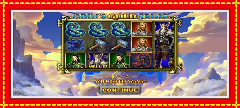 Slot machine Odins Gold Spins with access to free game online, picture 1