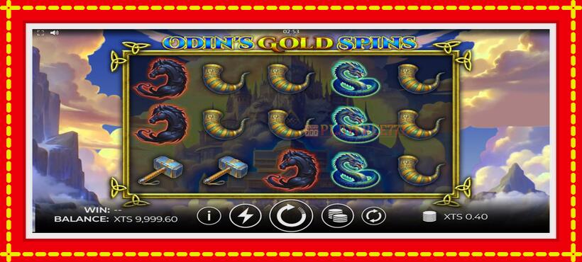 Slot machine Odins Gold Spins with access to free game online, picture 2