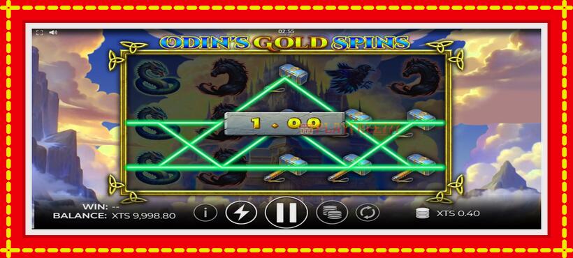 Slot machine Odins Gold Spins with access to free game online, picture 3