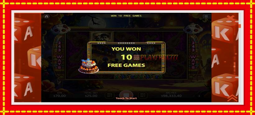 Slot machine Ofrenda Magic with access to free game online, picture 3