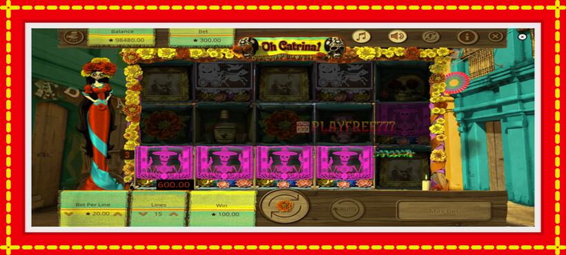 Slot machine Oh Catrina with access to free game online, picture 5