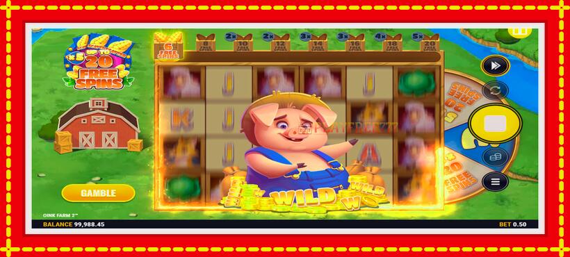 Slot machine Oink Farm 2 with access to free game online, picture 4