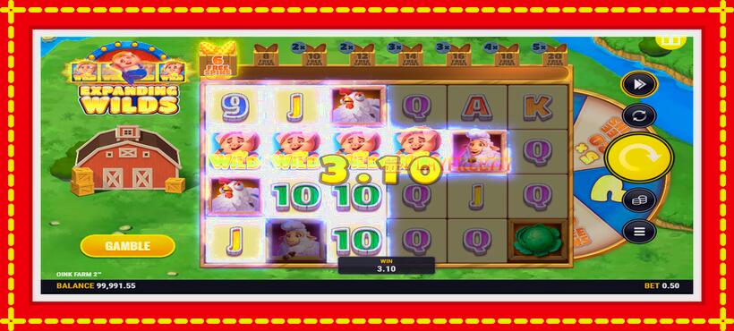 Slot machine Oink Farm 2 with access to free game online, picture 5