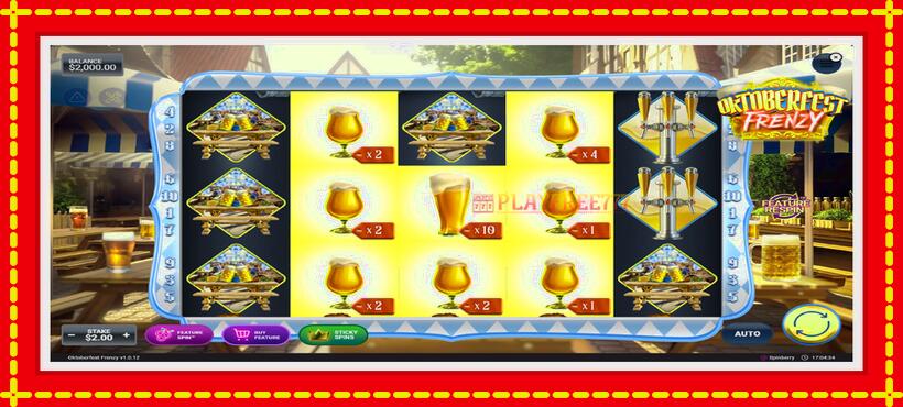 Slot machine Oktoberfest Frenzy with access to free game online, picture 2