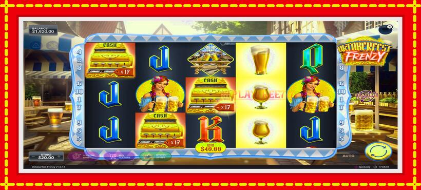 Slot machine Oktoberfest Frenzy with access to free game online, picture 3