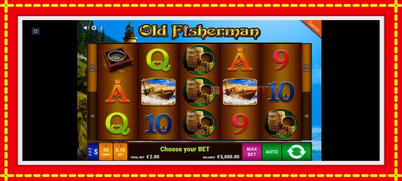 Slot machine Old Fisherman with access to free game online, picture 1