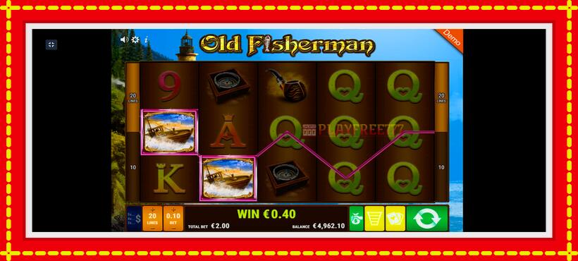 Slot machine Old Fisherman with access to free game online, picture 6