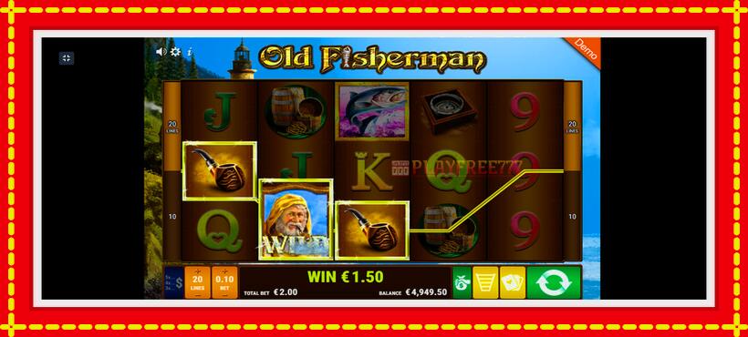 Slot machine Old Fisherman with access to free game online, picture 9