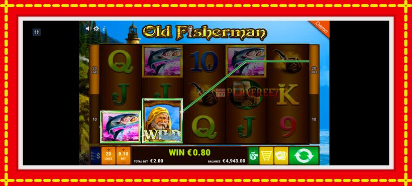 Slot machine Old Fisherman with access to free game online, picture 10