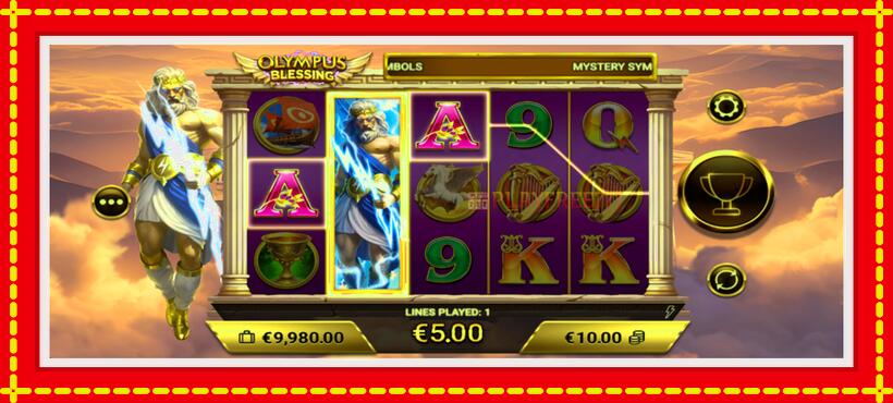 Slot machine Olympus Blessing with access to free game online, picture 3