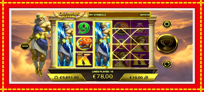 Slot machine Olympus Blessing with access to free game online, picture 4