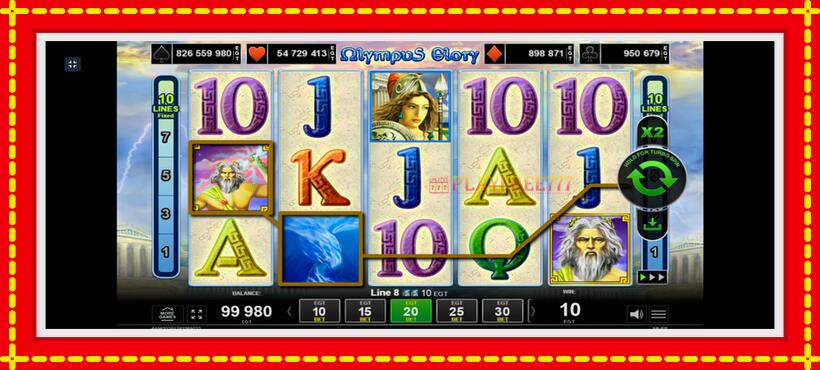 Slot machine Olympus Glory with access to free game online, picture 2